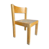 Children's chair vintage school wood