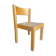 Chaise enfant ecole vintage bois