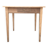 Renovated wooden farmhouse table