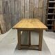 Solid oak farmhouse table