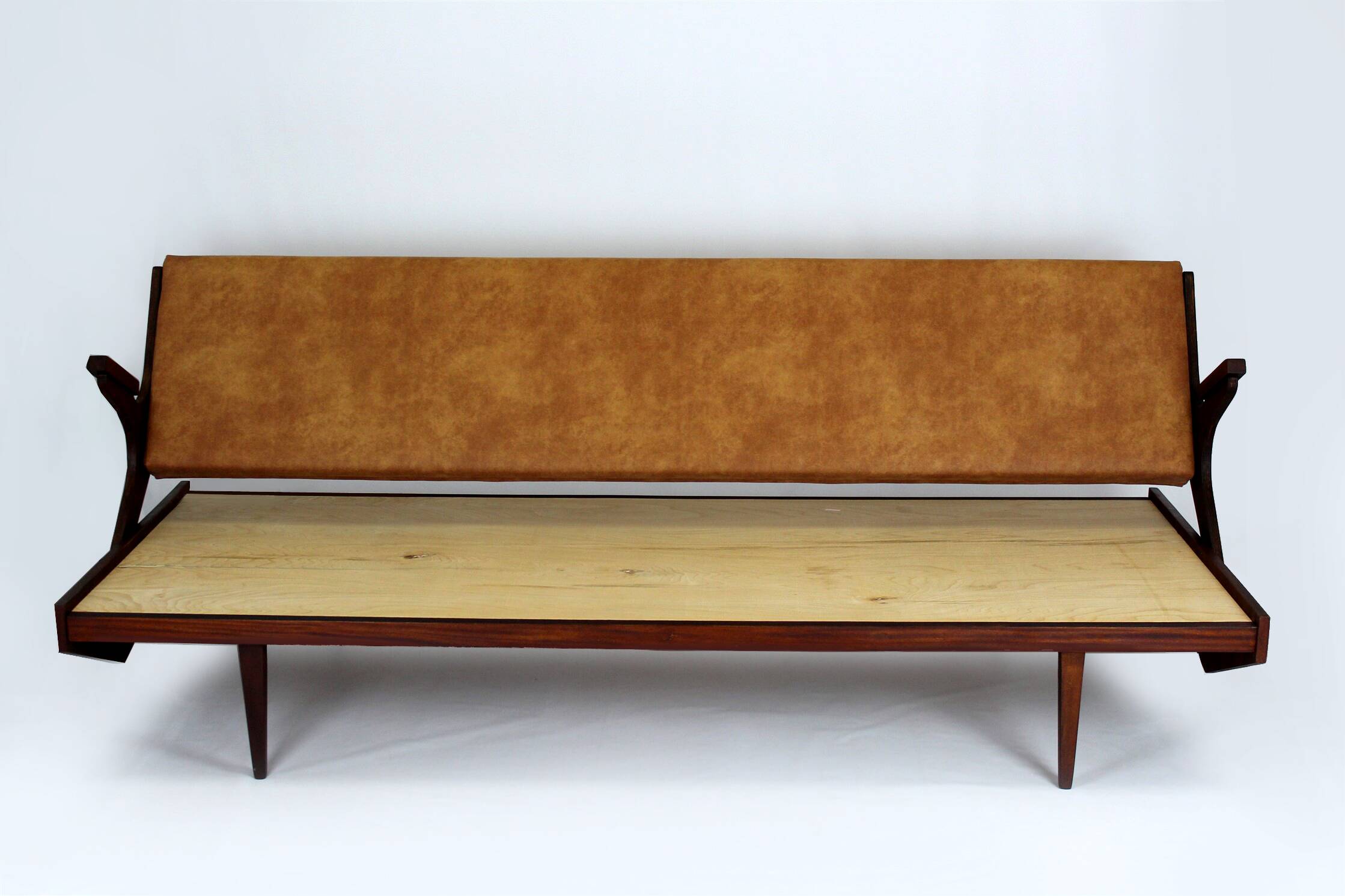 Restored Mid-Century Convertible Sofa from Opp Drevovyroba, 1970s