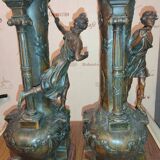 2 regulent, marble vases