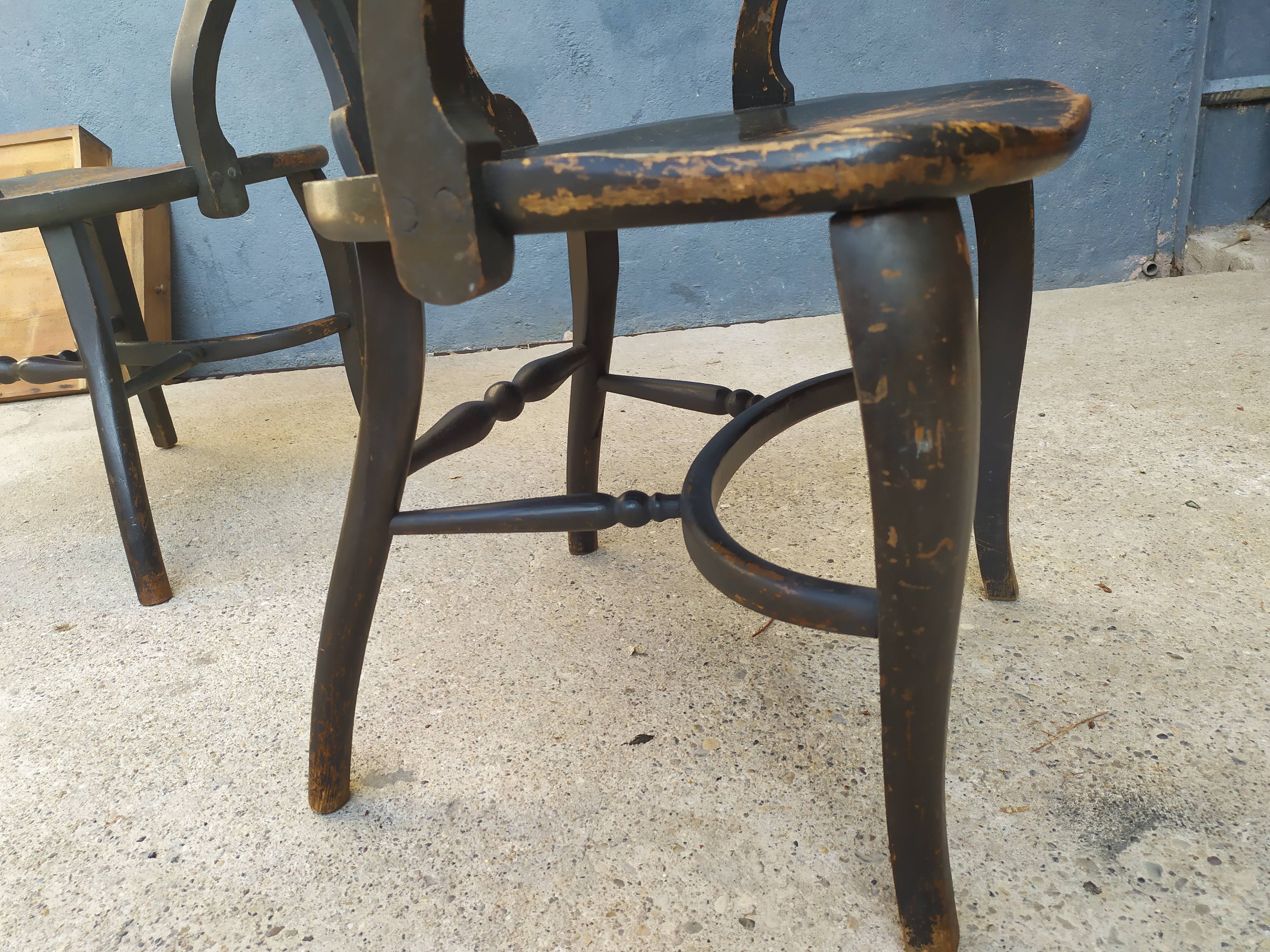 Pair of American armchairs