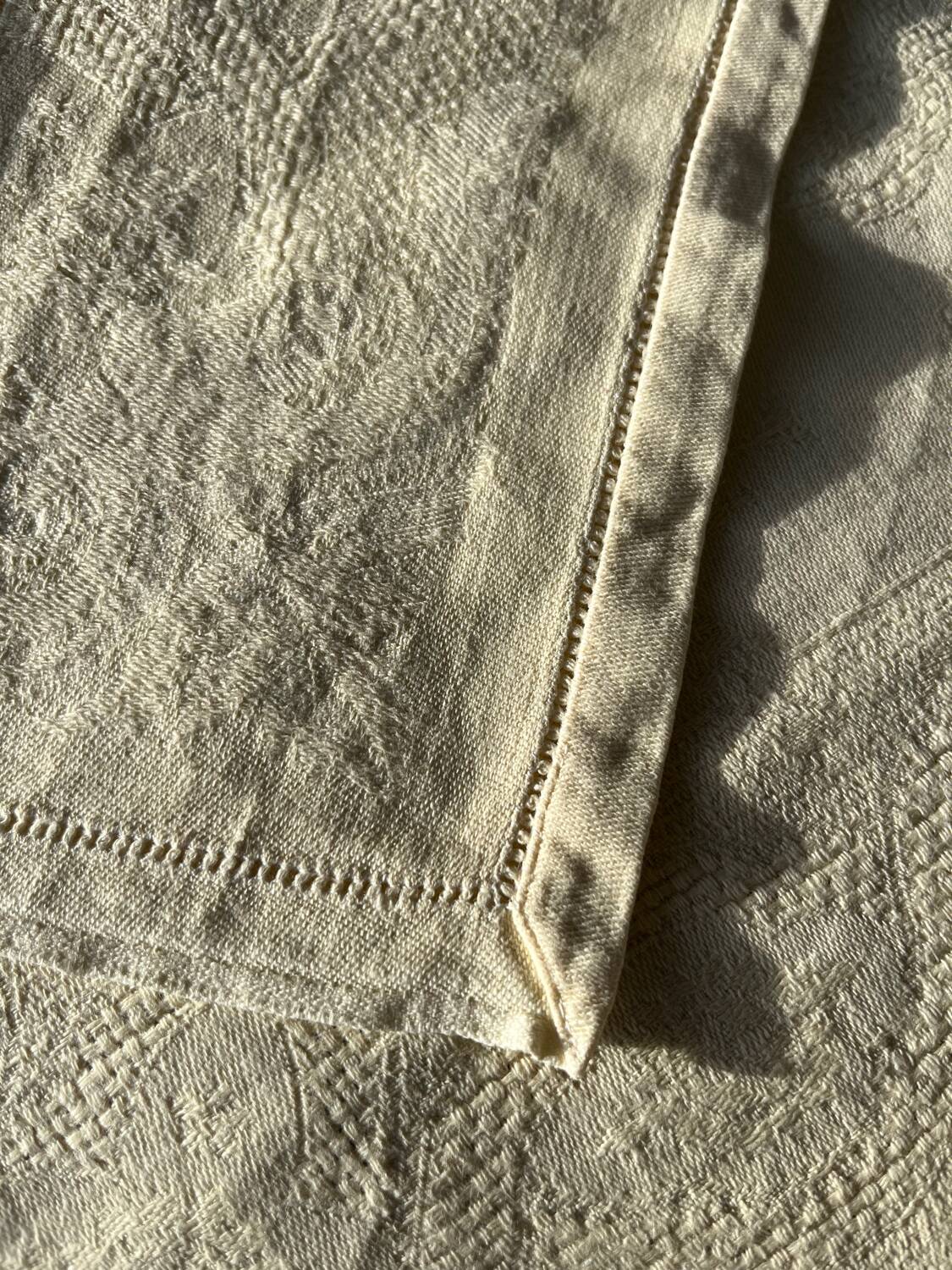 Lot of 6 old monogrammed table napkins