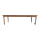 Old large raw wood farm table