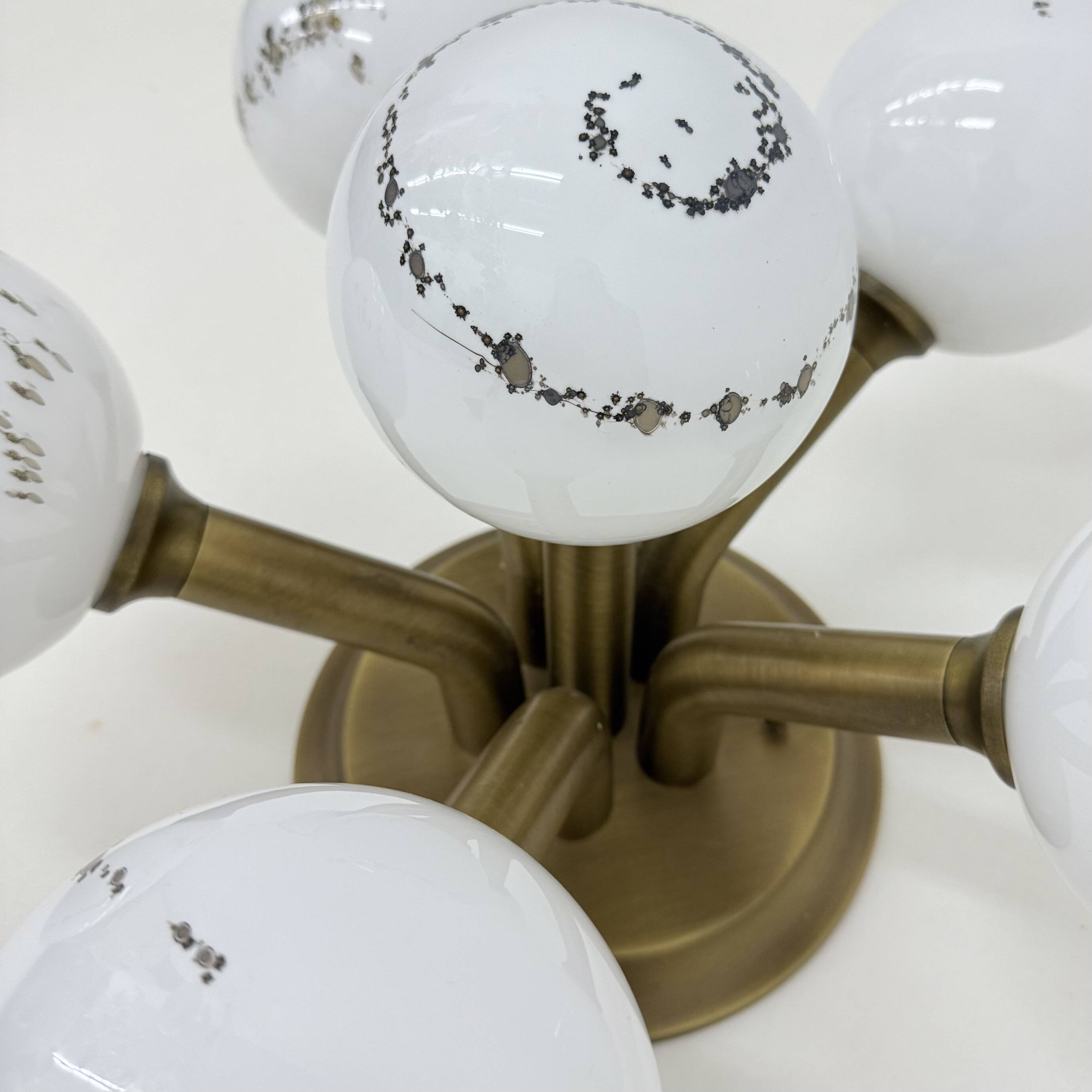 Hillebrand Sputnik Ceiling lamp flush mount , 1970s