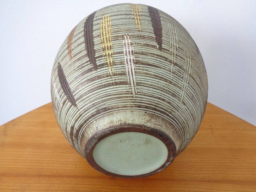 Large German ceramic floor vase, 1960s