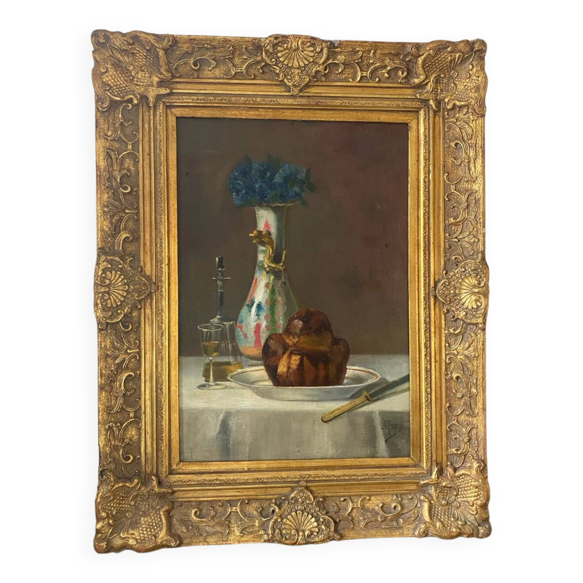 19th century still life signed