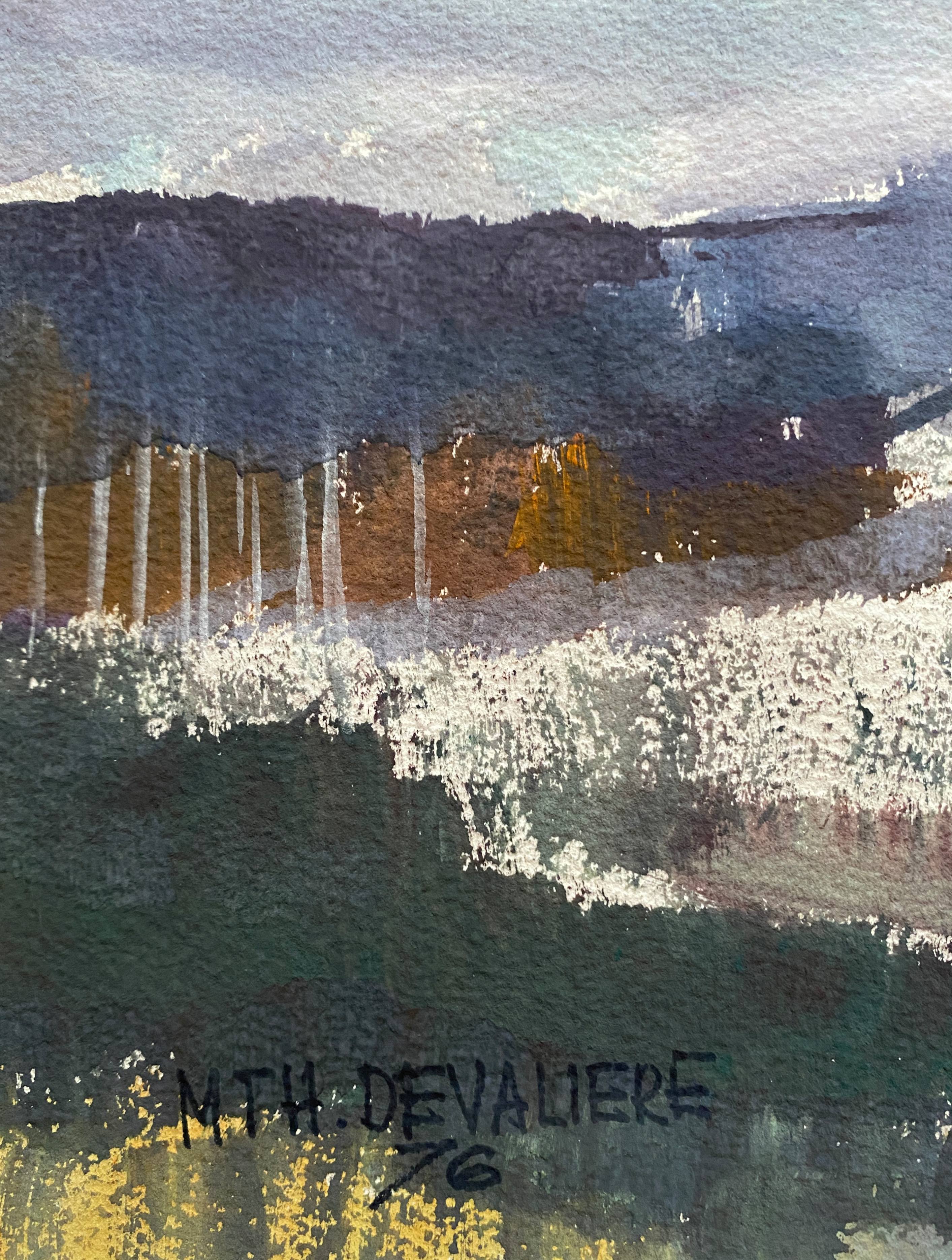 Painting «Snow Landscape» 1976