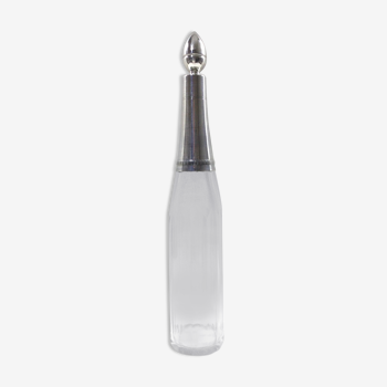 Carafe en cristal et argent