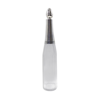 Carafe en cristal et argent