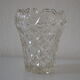 Vase vintage crystal mold czechoslovakia years 50