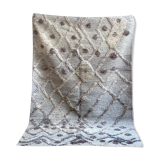 Grey berber carpet - 200 x 138 cm