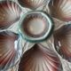 Complete oyster service in barbotine - Digoin & Sarreguemines - 13 pieces