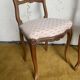 Duo de chaises à décor fleuri