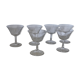 Crystal Art deco champagne cups