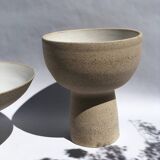 Pyrite sandstone footed bowl