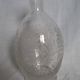 Carafe bottle with a stopper, engraved patterns, Baccarat, Golfe Juan