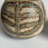 Set of 2 Mid-Century Danish Ceramic Studio Vase from Søholm, 1960s