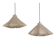 Pair of Italian Designer Cocoon Pendant lights original from the 1960s