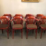 8 fauteuils bistrot anciens