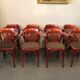 8 fauteuils bistrot anciens