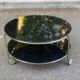 Strind Scandinavian coffee table in black glass by Ehlen Johansson for Ikea