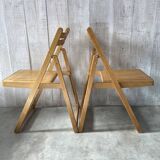 Pair of vintage folding chairs
