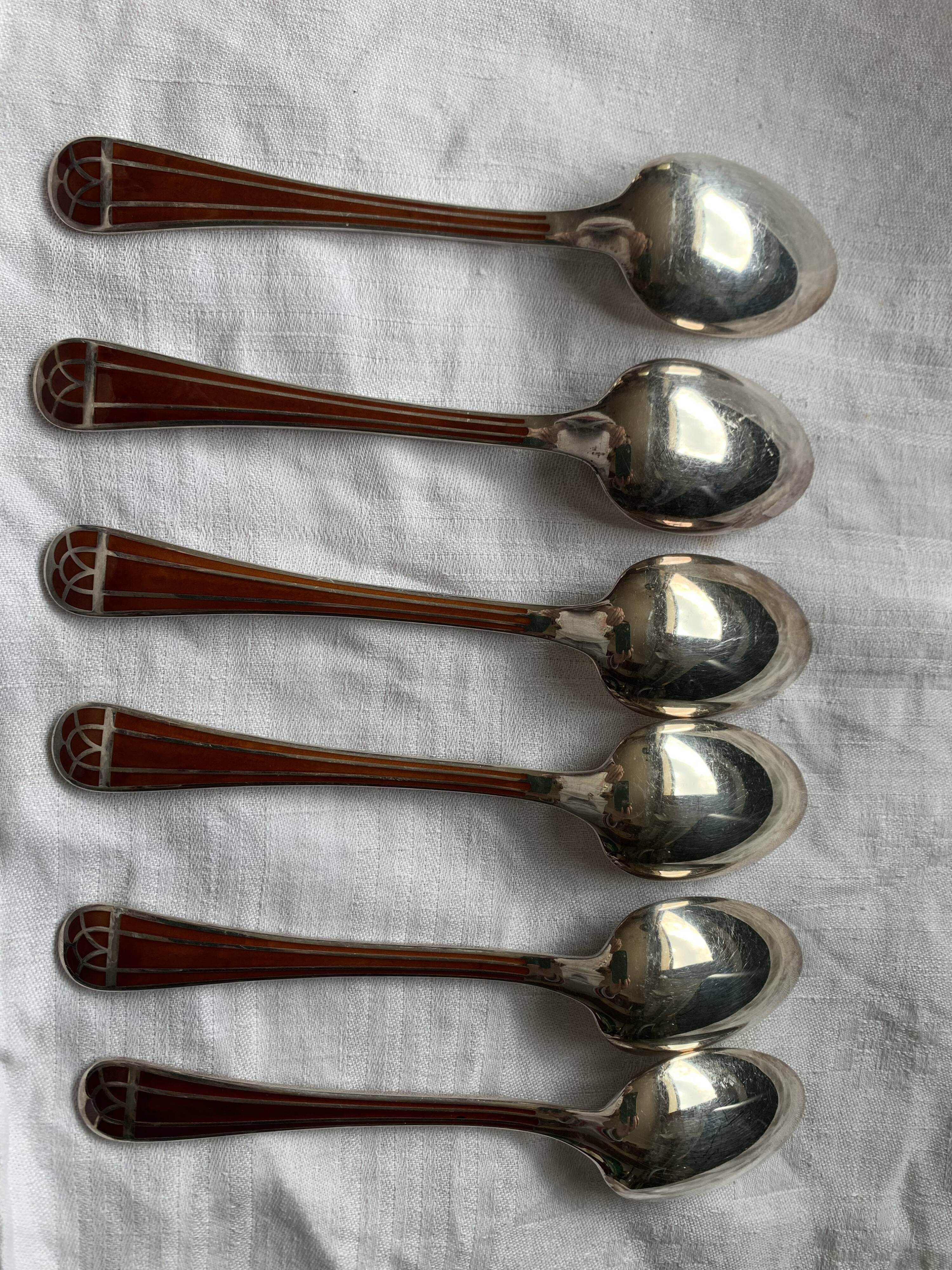 6 Talisman Christofle spoons