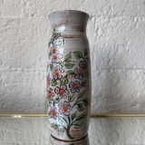 Large ceramic roller vase from Vallauris, 1960s
