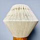 B-243 Wood & Sisal Table Lamp By Hans-Agne Jakobsson For Ab Ellysett, Sweden 1960S