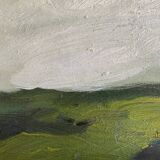 Small Vintage Oil On Canvas Landscape signed by artist B.Delefors