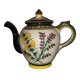 Henriot Quimper France teapot entirely hand decorated Brittany