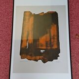 Pierre soulages d'après eau forte xvi  1961