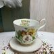 Antique porcelain cup and sub-cup