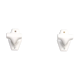 Pair of coat rack hooks in porcelain