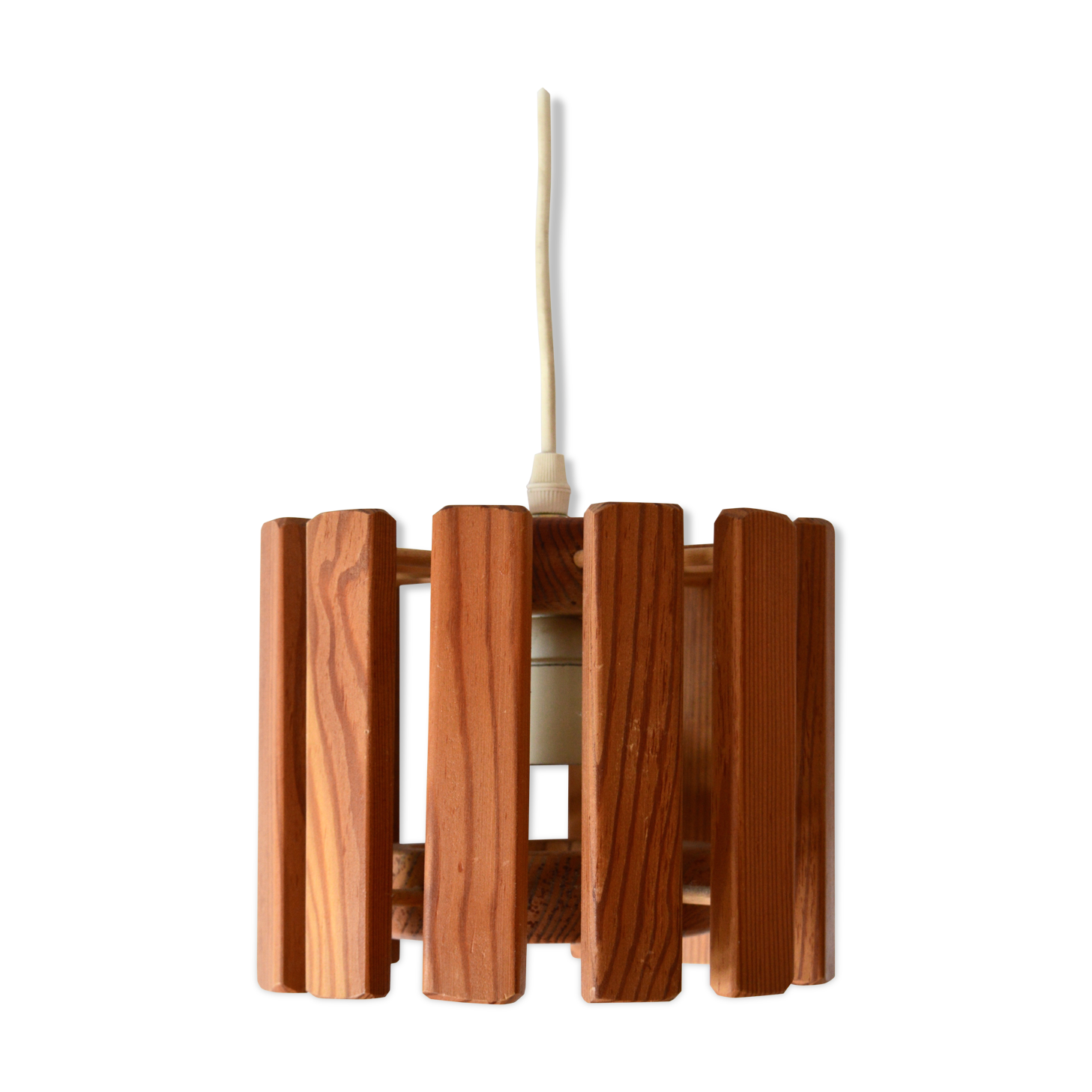 Wood hanging lamp