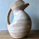 Zoomorphic pitcher faiencerie de saint amand 60s