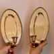 Pair Of Mid Century Swedish Brass Sconces