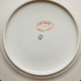 6 plates floral and geometrical motive years 50- René Coustel - Castres Mazamet