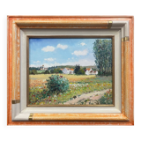 Tableau Yetvart KAPRIELIAN (1959) "Flowered Fields Grisy-les-Plâtres" Val-d'