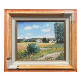 Tableau Yetvart KAPRIELIAN (1959) "Flowered Fields Grisy-les-Plâtres" Val-d'