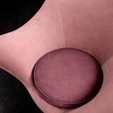 Vintage Mid-Century Space Age Velour Lounge Set from Paged, 1972, Set of 3