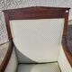 Armchair empire bergere in dark walnut from the XIXth century