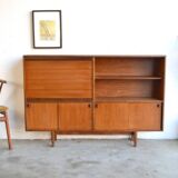 Teak bookcase/secretary * 153 cm