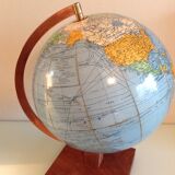 Globe in cardboard Girard and Barrere / vintage years 50-60