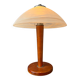 Lampe de table champignon post-moderne - lampe de table en verre Art nouveau