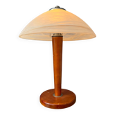 Lampe de table champignon post-moderne - lampe de table en verre Art nouveau
