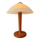Lampe de table champignon post-moderne - lampe de table en verre Art nouveau