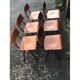 Lot de 6 chaises d'école